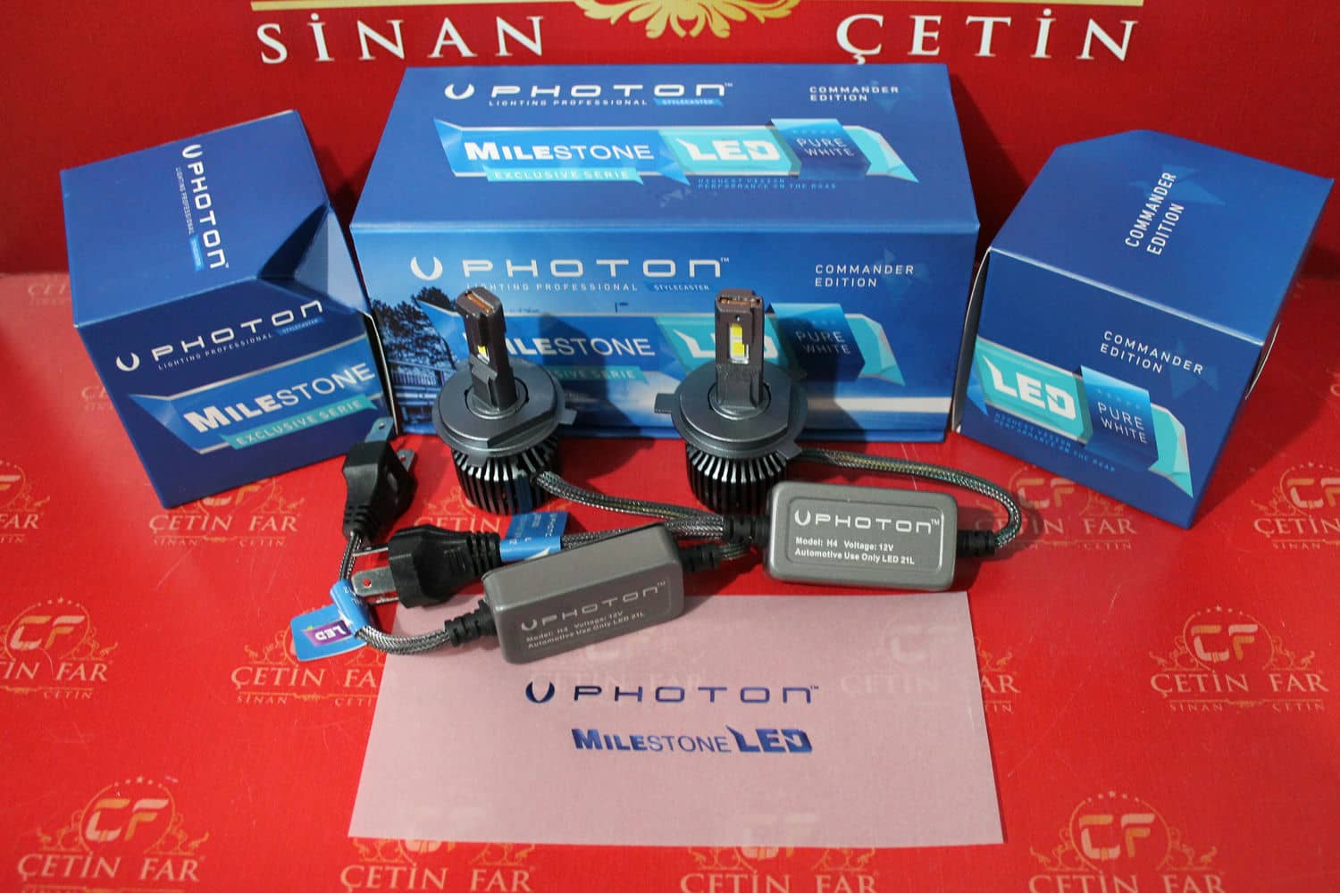 Photon H4 PHOTON MILESTONE H4 LED XENON COMMENDER EDİTİON  12000 LUMEN